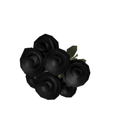 Holdable Black Flower Bouquet thumbnail
