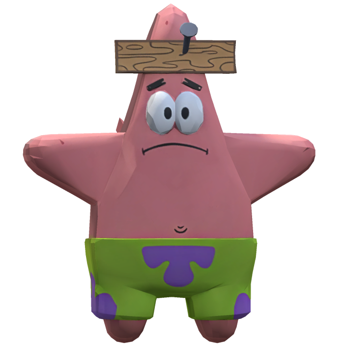 Funny Cutesy Pink Starfish Sponge Bob Backpack 1.0