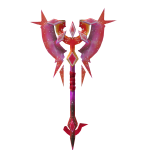Pink Fantasy Battle Axe