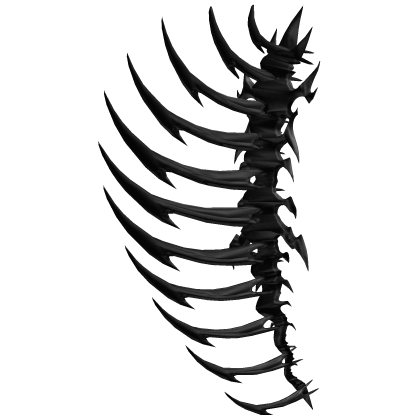 Black Spiked Skeletal Gothic Extreme Vkie Spine Roblox item