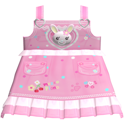 🍓 mezzo piano mimi overalls pink