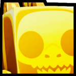 Shiny Golden Huge Skeleton Shark Pet Simulator 99 trading value