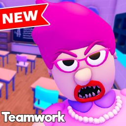 Teamwork Teacher Escape! (2 Player Obby)