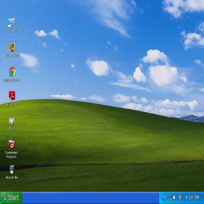 Old Windows XP Desktop Screen (HD VERSION)