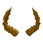 Gold Spiked Despair Horns