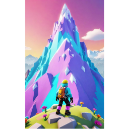 Climb a big aah moutain for nothing
