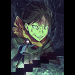 SUBARU WALKS UP STAIRS