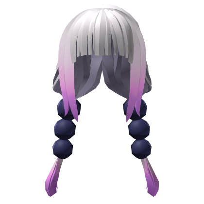 Silver Twintails Hair Roblox item