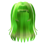 Green Kawaii Anime Pigtails