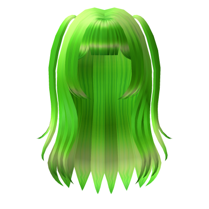 Green Kawaii Anime Pigtails thumbnail