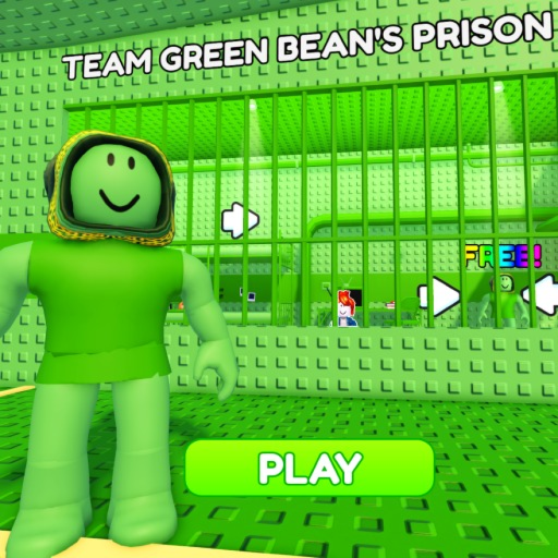 TEAM GREEN BEAN'S PRISON RUN! (Obby) official Roblox game thumbnail