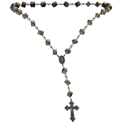 🐪 [woman] pine y2k emo vkei vintage dice rosary