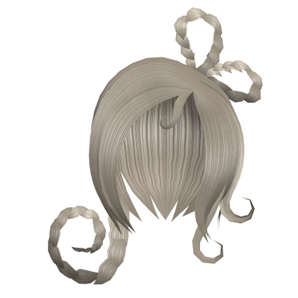 Ash Loop Braid Side Swept Hair Roblox item