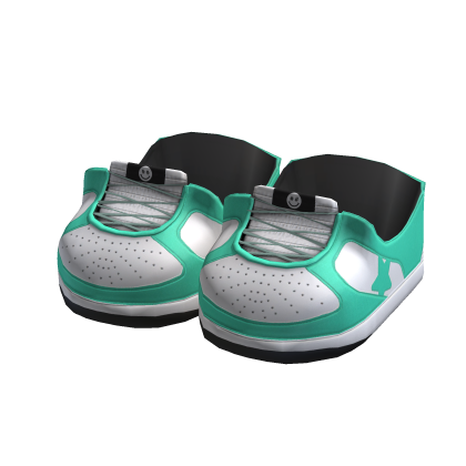 green sneaker shoes