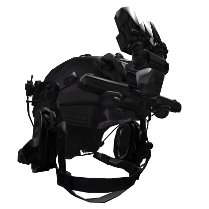 Black Tactical SWAT Helmet