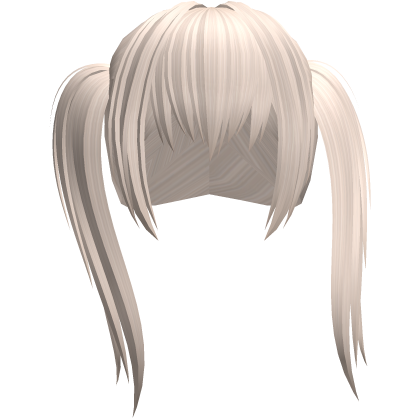 Choppy Emo Scene Anime Messy Hair in Light Blonde Roblox item