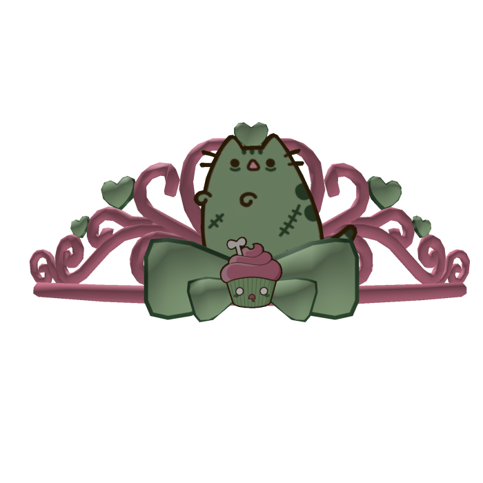 ♡ cute halloween zombie pusheen tiara