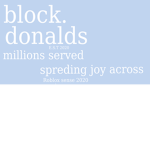 Block Donald's