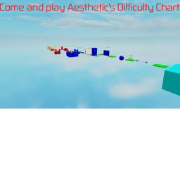 [87 Stages!] Aesthetic's Diffculty Chart Obby