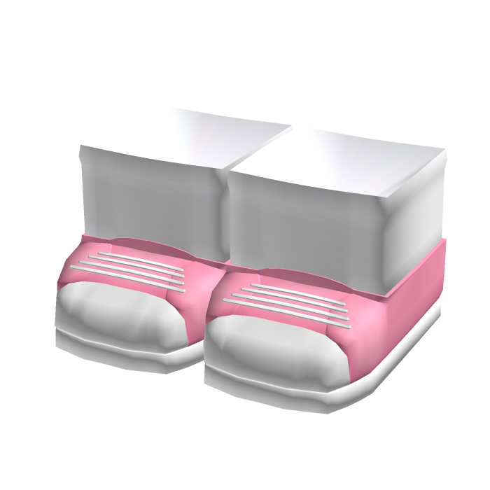 tweencore pink sneakers shoes with socks