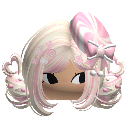 ♡ Christmas Candycane Buns (Pink Beige)