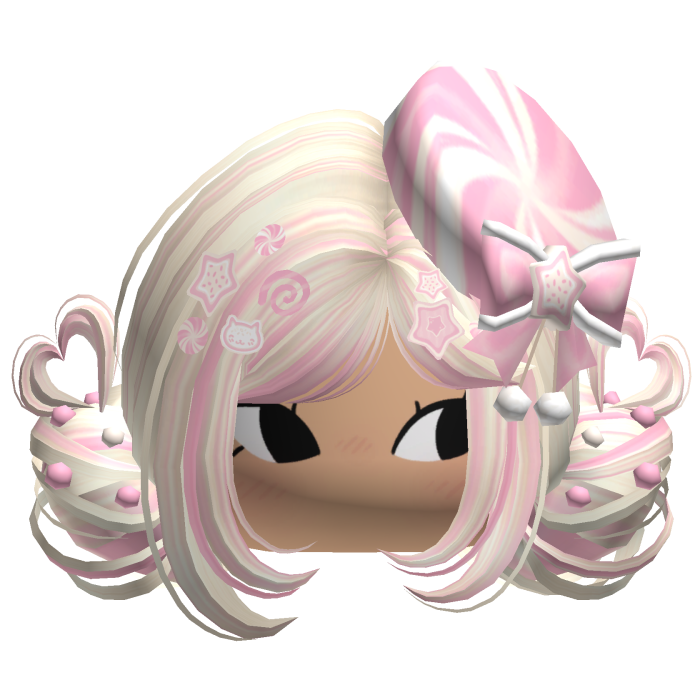 ♡ Christmas Candycane Buns (Pink Beige)