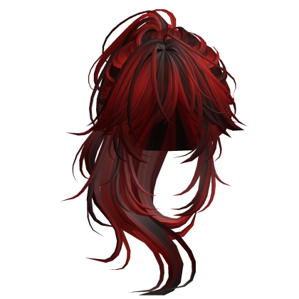Wolfcut Anime Layered Ponytail Bloodbath