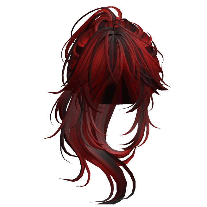 Wolfcut Anime Layered Ponytail Bloodbath