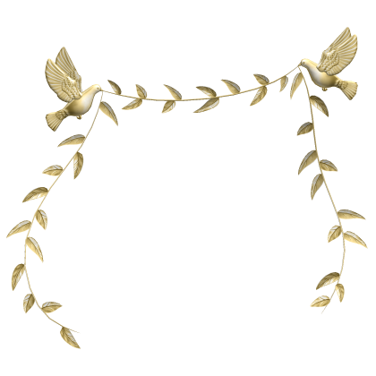 Birds of Peace Gold Vine Background Roblox item