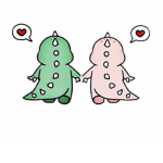 Kawai dinosaur