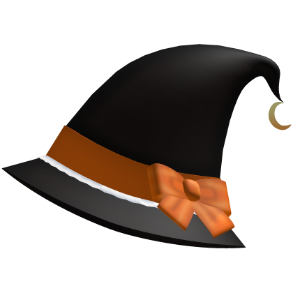 Cute Halloween Witch Hat (Orange)