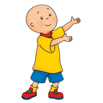 Caillou Transparent Roblox decal
