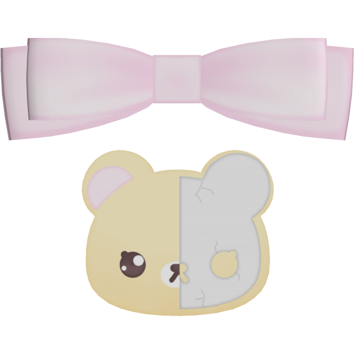 ♡︎ : halloween cute korilakkuma bear hairclip