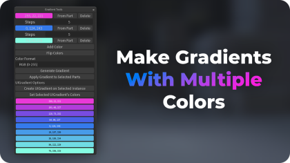Gradient Tools - Add Clean Gradients to Parts & UI preview 3