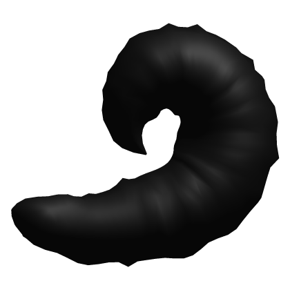 ʚ ︵ woof ! adorable fluffy puppy tail in black Roblox item