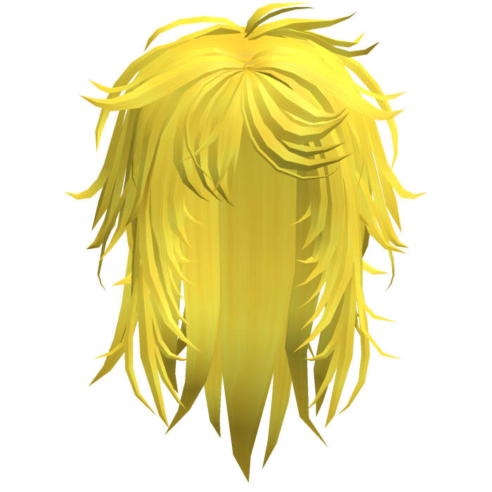 Vkei Long Messy Razor Cut Hair (Yellow)