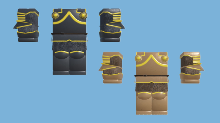 [Layered R15] Medieval royal knight armor preview 2