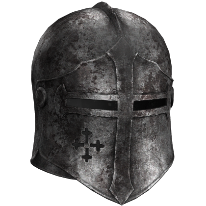 Dirty Medieval Knight Helmet Roblox item