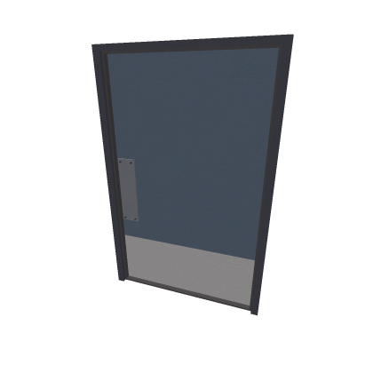 Metal warehouse door