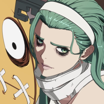 green haired girl obby