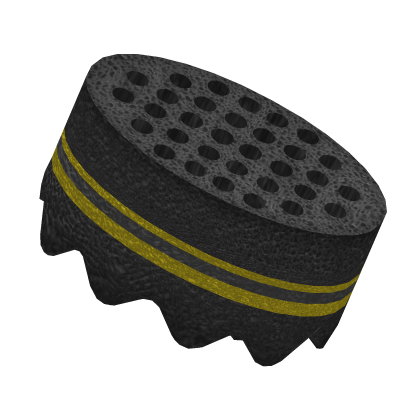 Yellow Barber Hair Sponge Brush