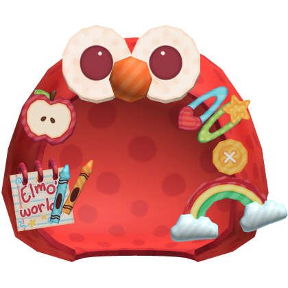 cute kidcore elmo's world rainbow hood 🌈 Roblox item
