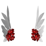 Dove Rose Feathers