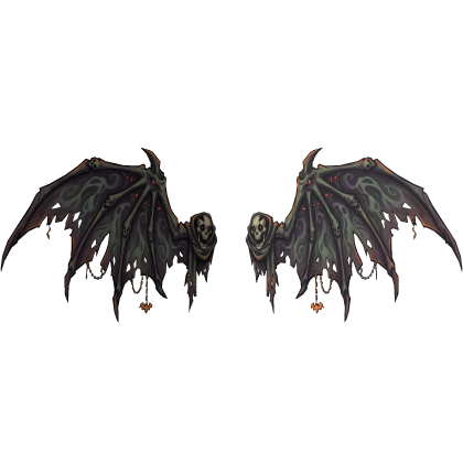 DARK DEMON SKULL WINGS [Y2K / GOTH / HALLOWEEN]