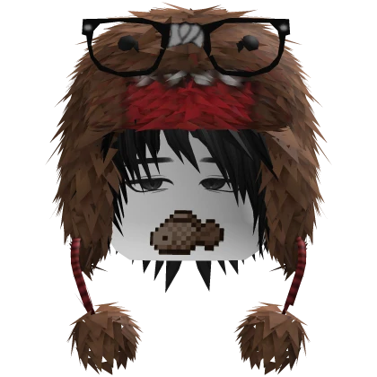 cute boy moe brown 8bit fish ushaka domo vkei y2k Roblox item render