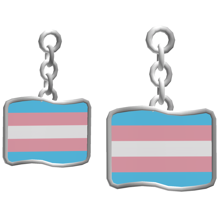Trans Pride Flag Earrings