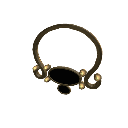 Black and Gold Resizeable Septum Piercing By LGC