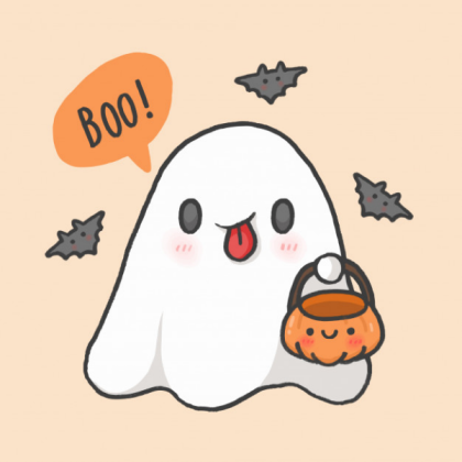 Halloween Cute ghost Roblox decal