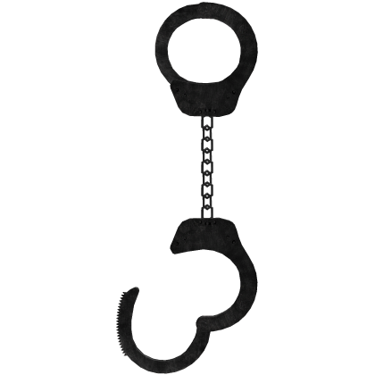 🖤 ,, rusted gothic handcuffs handheld
