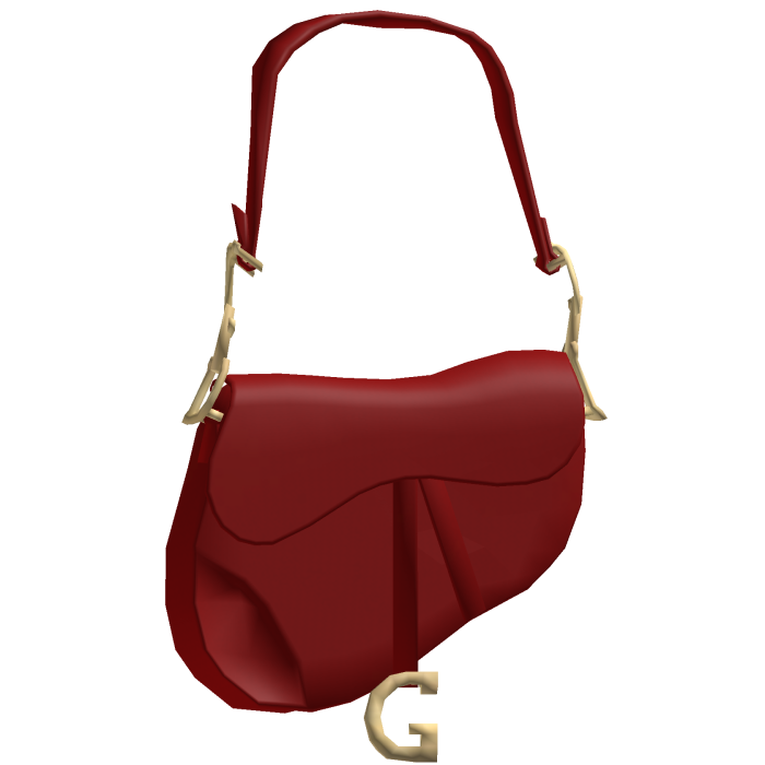 Red Y2k Saddle Bag